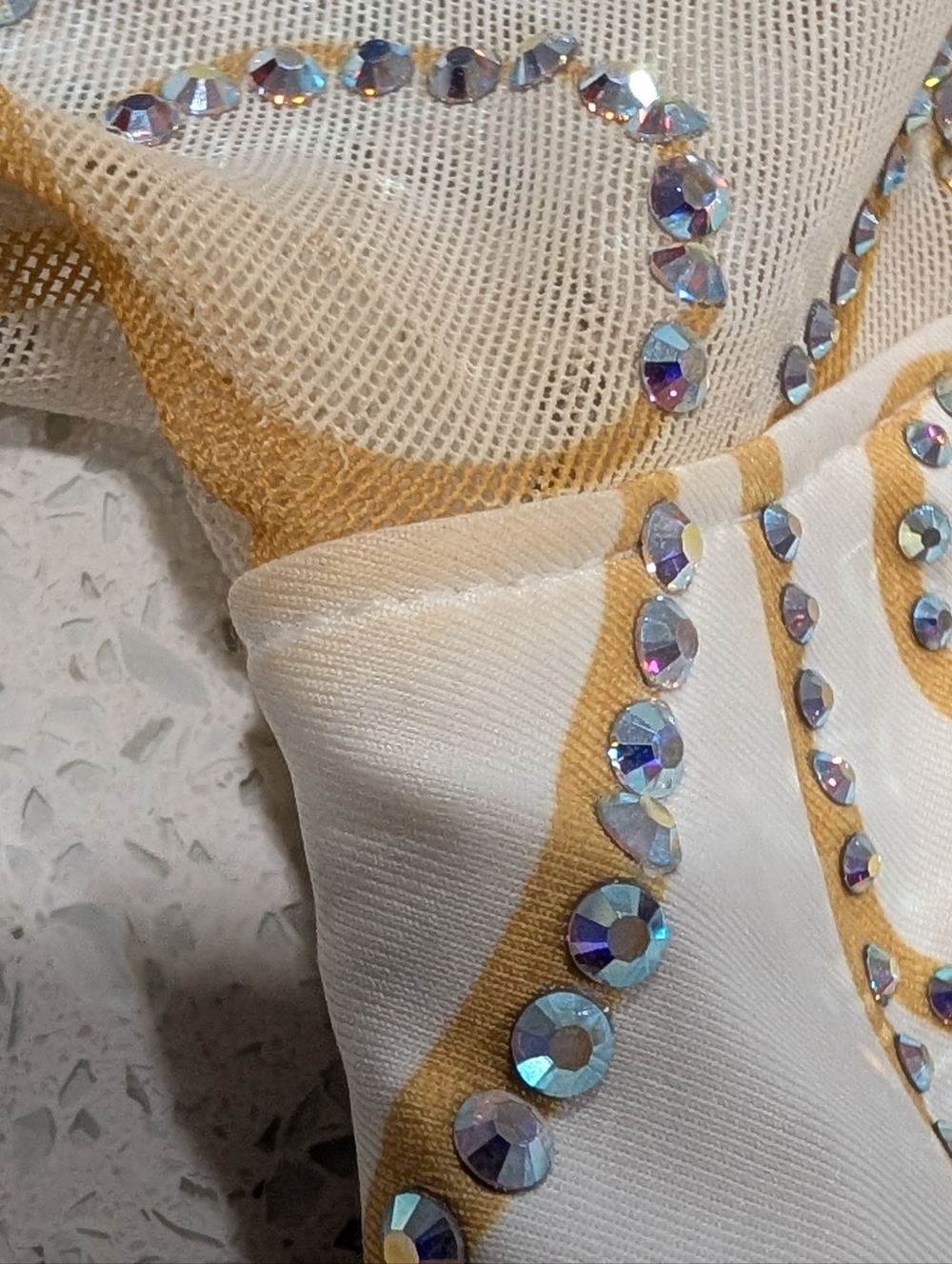ATHLETE WORN Ozone gymnastics Leotard AM Medium SWAROVSKI Elite Competition Team - Picture 11 of 17